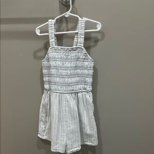 Abercrombie kids Striped Blue and White romper